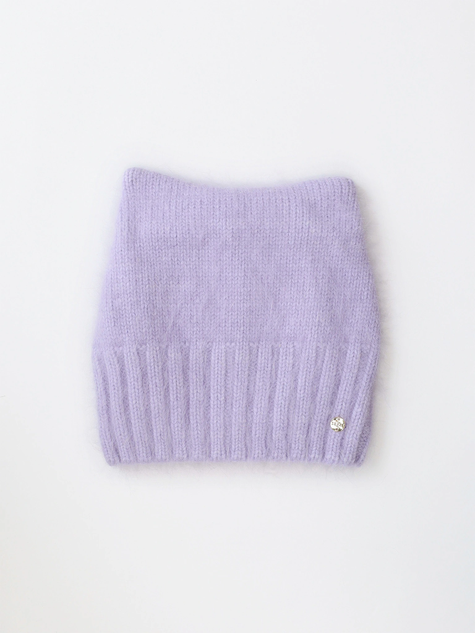 Шапка-бини из ангоры и нейлона с ушками в ассортименте